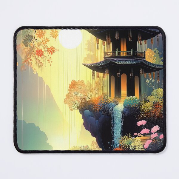 Item preview, “Sunlit Sanctuary of Falling Waters” designed and sold by bloorose.