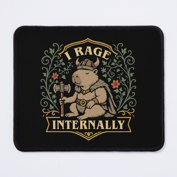 Item preview, I Rage Internally Funny Capybara designed and sold by pixeptional.
