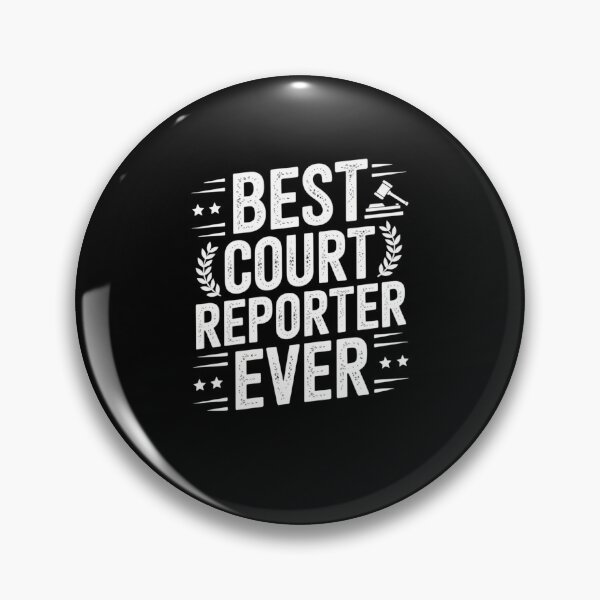 Item preview, Best Court Reporter Ever Stenographer Legal Humor Design designed and sold by MagicSD Designs.