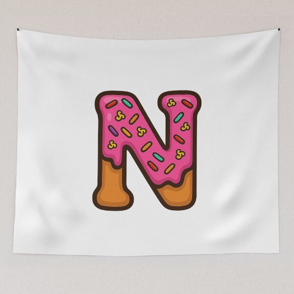 Item preview, Donut Letter N designed and sold by joshuayule.