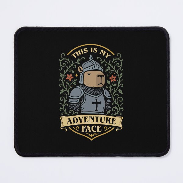 Item preview, This is My Adventure Face Funny Capybara designed and sold by pixeptional.