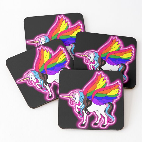 Item preview, Neon Unitycorn: Unity Flag Pride Unicorn Pegas designed and sold by Dr Mom's Shoppe.
