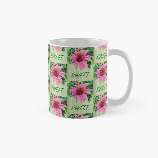 Item preview, SWEET daisy coneflower purple pink garden flower card designed and sold by MYTOPSHELF.