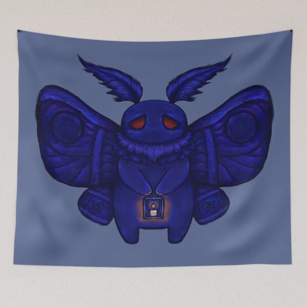 Item preview, Mothman Holding Lantern (Transparent) designed and sold by Jamie Herself.