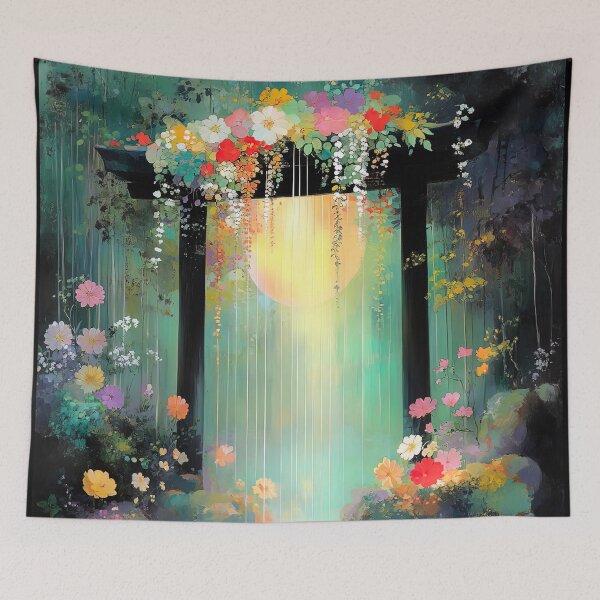 Item preview, “Gate of the Blooming Cascade” designed and sold by bloorose.