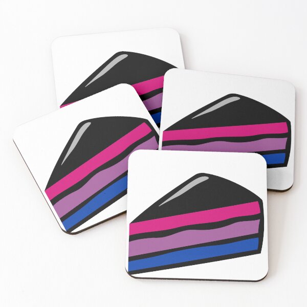 Item preview, Bisexual slice of cake designed and sold by MOLLY DOHERTY.