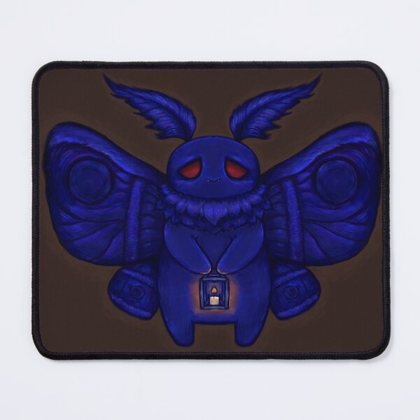 Item preview,  Mothman Holding Lantern (with Background) designed and sold by Jamie Herself.
