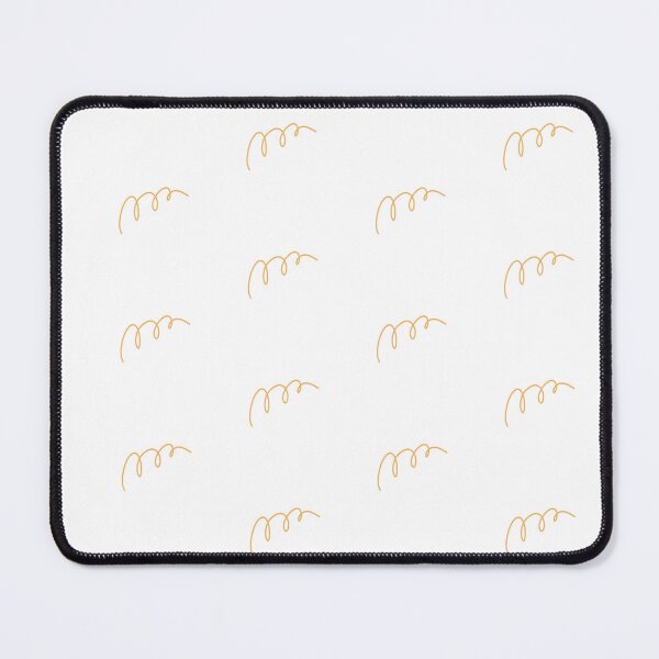 Item preview, Minimalist Orange Curly Line Abstract Sticker designed and sold by MagicMaker1984.