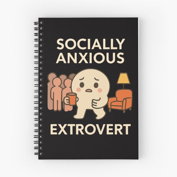 Item preview, Socially Anxious Extrovert Introvert Shy Humor T-Shirt, Tee, Funny Introvert Shirt, Sarcastic Graphic Tee, Gift for Socially Awkward, Unisex designed and sold by Orens POD.