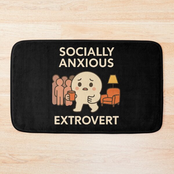 Item preview, Socially Anxious Extrovert Introvert Shy Humor T-Shirt, Tee, Funny Introvert Shirt, Sarcastic Graphic Tee, Gift for Socially Awkward, Unisex designed and sold by Orens POD.