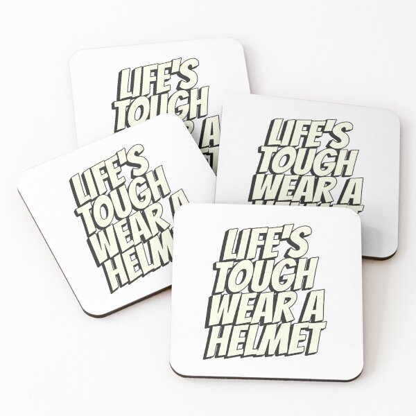 Item preview, Life's Tough Wear A Helmet designed and sold by purepisces.