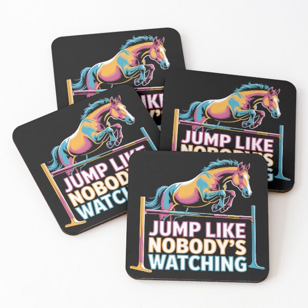 Item preview, Horse Jump - Jump Like Nobody's Watching designed and sold by KateLeap.
