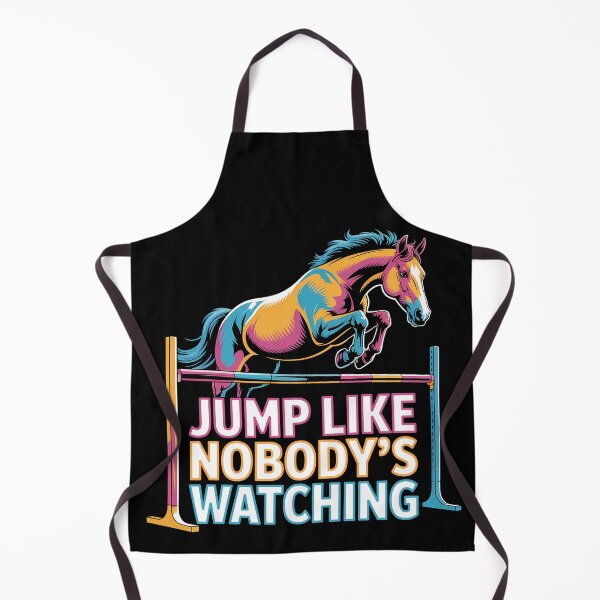 Item preview, Horse Jump - Jump Like Nobody's Watching designed and sold by KateLeap.