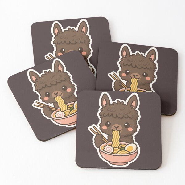 Item preview, Slurp-tastic Alpaca Ramen Delight designed and sold by Mo & Ko Design.