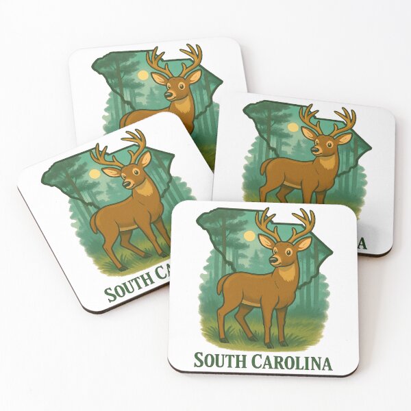 Item preview, South Carolina: White-Tailed Deer  designed and sold by CornerStone57.