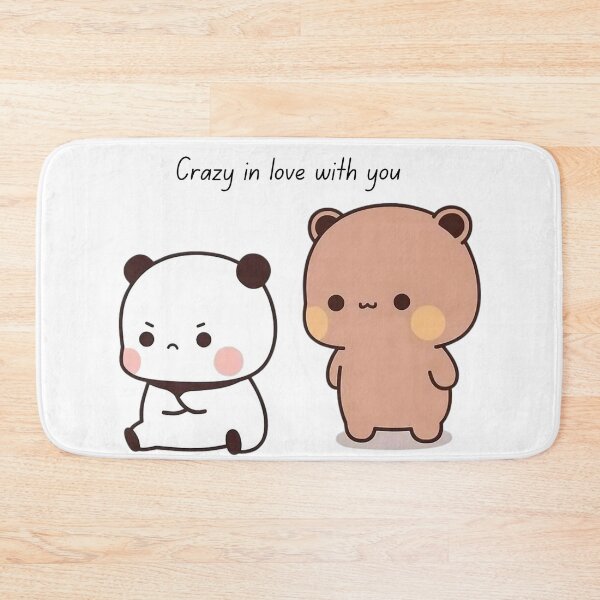 Item preview, Crazy in Love With You Happy Birthday Mochi Milk peach Cute DuDu Bear and BuBu Panda Are Celebrating 2026 designed and sold by BrightStreets.