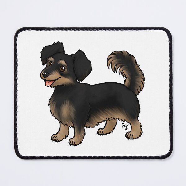 Item preview, Dog - Chiweenie - Black and Tan Long Hair designed and sold by Jennifer Stolzer.