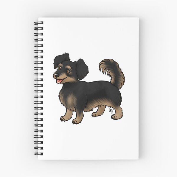 Item preview, Dog - Chiweenie - Black and Tan Long Hair designed and sold by Jennifer Stolzer.