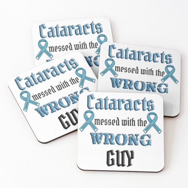 Item preview, Cataracts Messed with the Wrong Guy – Vision Loss Grit designed and sold by Eyepatch-Jacks.