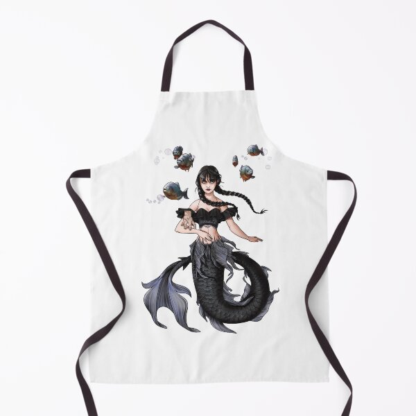 Item preview, Wednesday Addams Piranha Mermaid designed and sold by lojadpop.