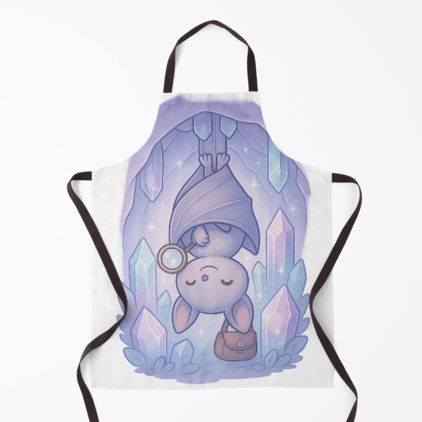 Item preview, Kawaii Crystal Bat – Cute Magical Gem Elemental Sticker designed and sold by Tenpercentluck.