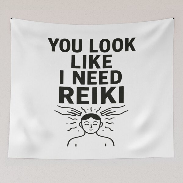 Item preview, You Look Like I Need Reiki – Funny Spiritual Energy Healing T-Shirt designed and sold by E.Tee.