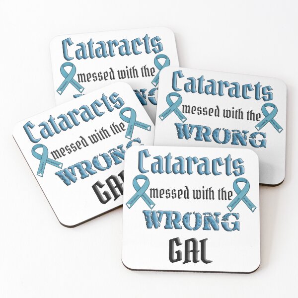 Item preview, Cataracts Messed with the Wrong Gal – Vision Loss Grit designed and sold by Eyepatch-Jacks.