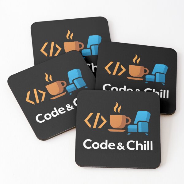 Item preview, Code & Chill – Minimal Tech Badge Tee/Hoodie designed and sold by TONSNAP.