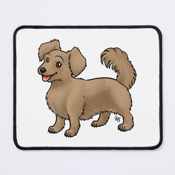Item preview, Dog - Chiweenie - Brown Long Hair designed and sold by Jennifer Stolzer.