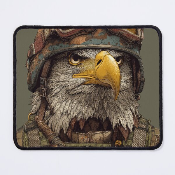 Item preview, Eagle Dressed in Tactical Military Gear designed and sold by bAIryBarn.