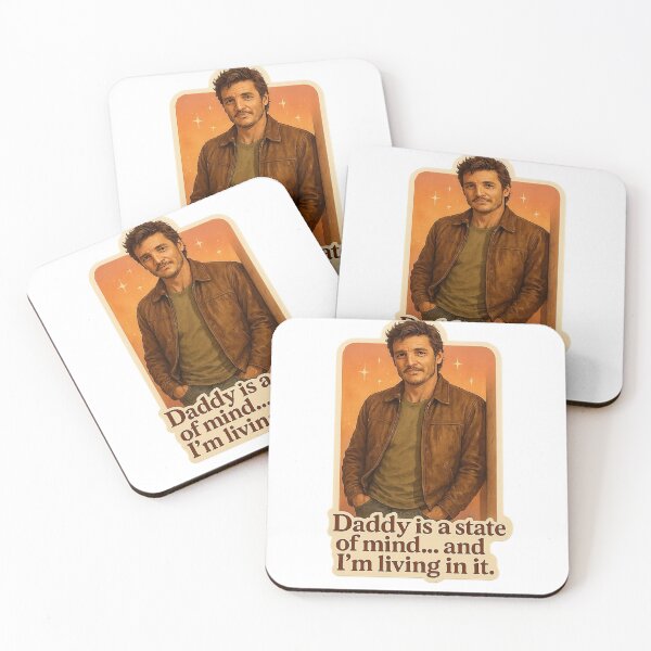 Item preview, Daddy Is a State of Mind – Pedro Pascal Meme Sticker for Fans designed and sold by MAVNALE.