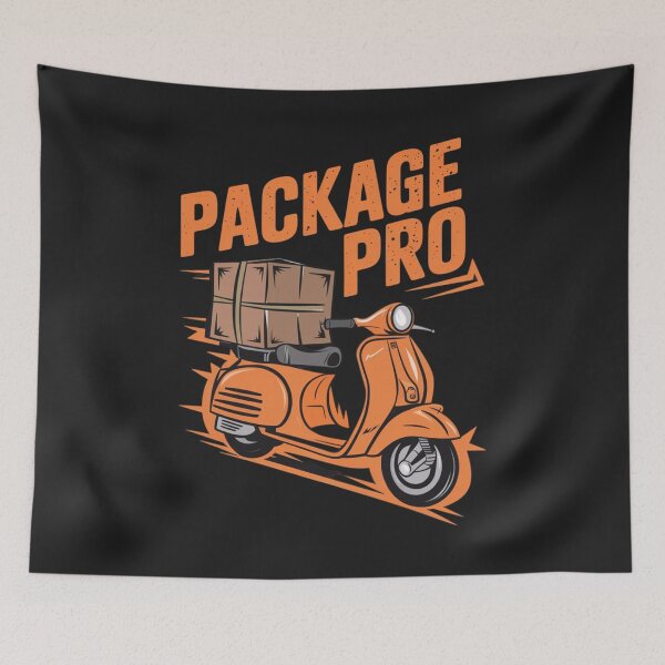 Item preview, Package Pro Delivery Guy Package Delivering designed and sold by ConceptualVibes.