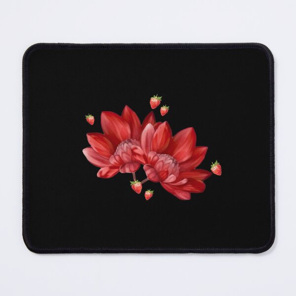 Item preview, Strawberries and flowers of red designed and sold by andrasdesignssss.