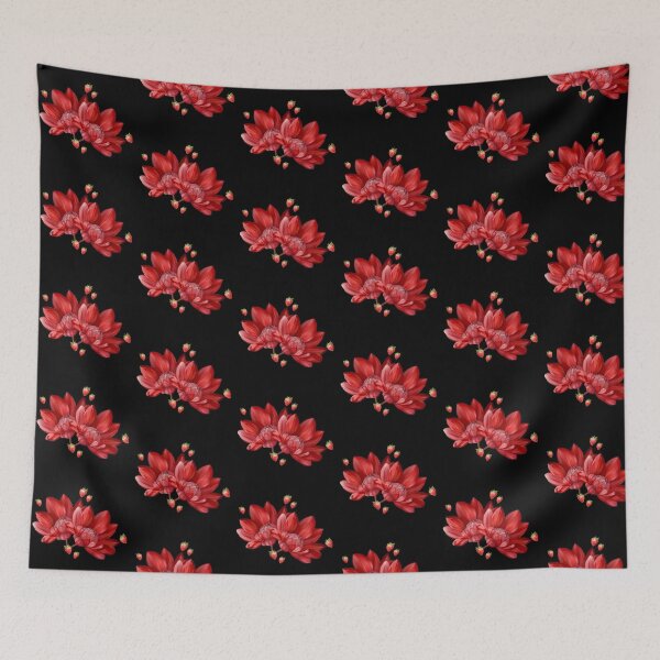 Item preview, Strawberries and flowers of red designed and sold by andrasdesignssss.