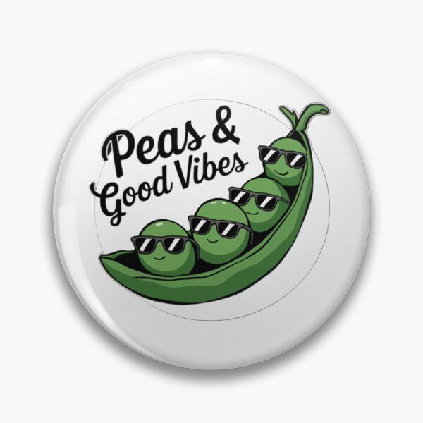 Item preview, Peas & Good Vibes Funny designed and sold by ConceptualVibes.