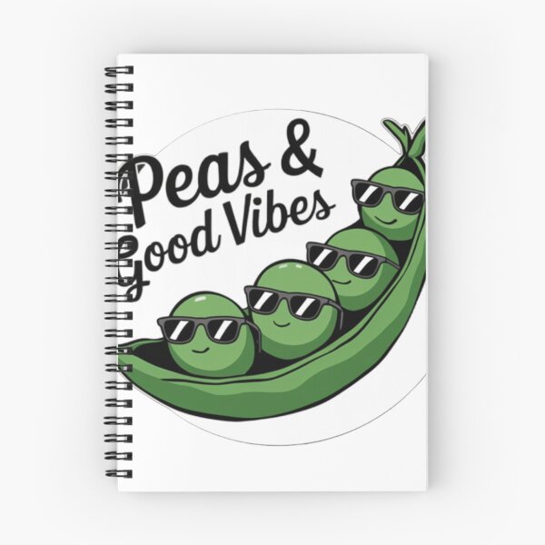 Item preview, Peas & Good Vibes Funny designed and sold by ConceptualVibes.