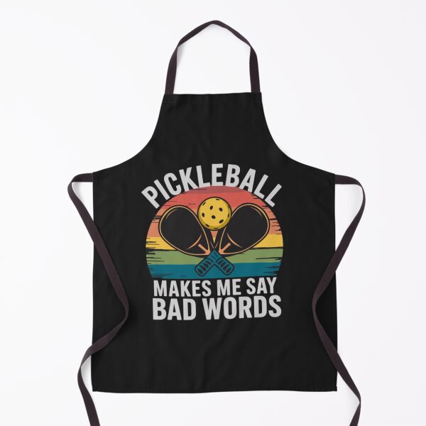 Item preview, Pickleball Makes Me Say Bad Words Funny designed and sold by ConceptualVibes.