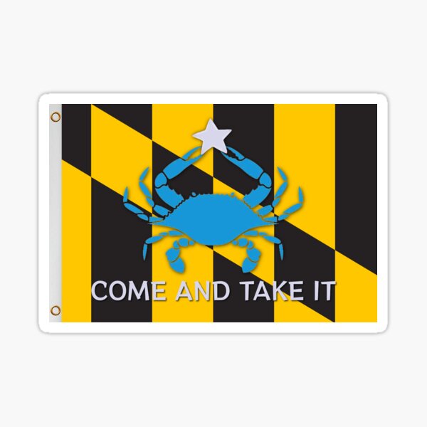 Item preview, Come and Take It - Baltimore City Flag designed and sold by VinoVotive.