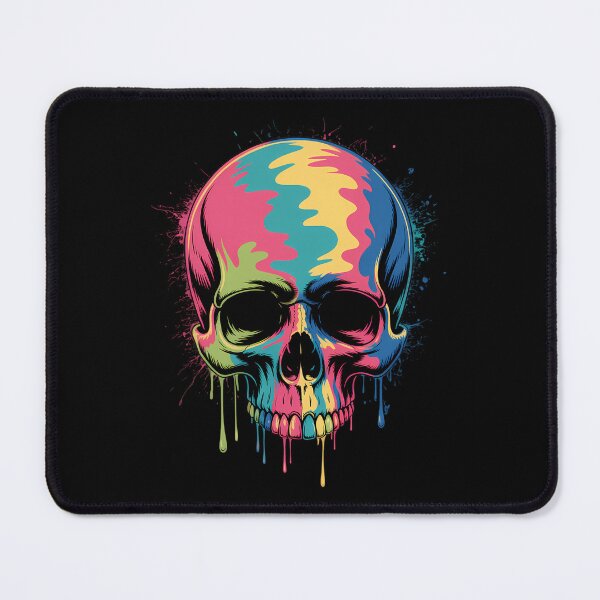 Item preview, Colorful Melting Skull Halloween designed and sold by brynatshop.