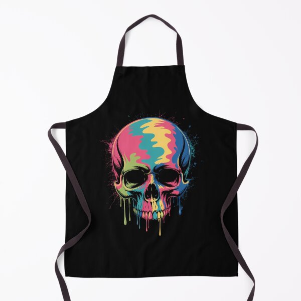 Item preview, Colorful Melting Skull Halloween designed and sold by brynatshop.