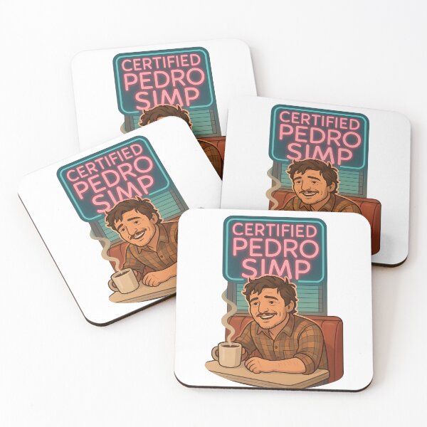 Item preview, Certified Pedro Simp – Funny Pedro Pascal Fan Sticker designed and sold by MAVNALE.