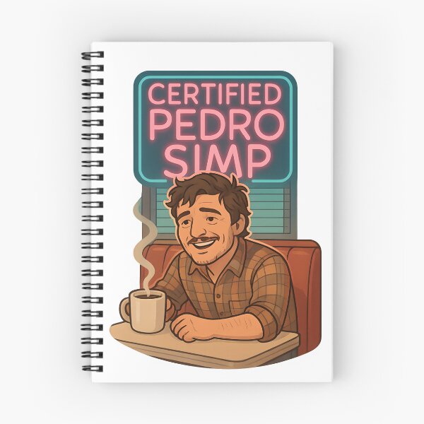 Item preview, Certified Pedro Simp – Funny Pedro Pascal Fan Sticker designed and sold by MAVNALE.