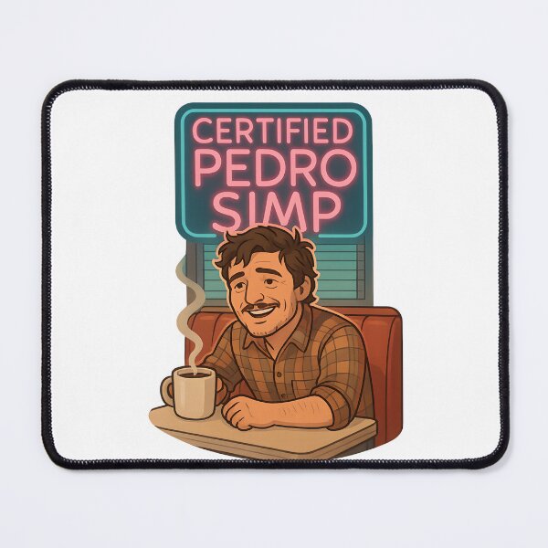 Item preview, Certified Pedro Simp – Funny Pedro Pascal Fan Sticker designed and sold by MAVNALE.