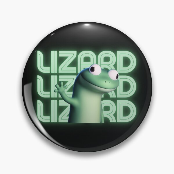 Item preview, Glow text lizard meme designed and sold by AoSora.