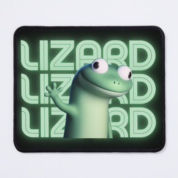 Item preview, Glow text lizard meme designed and sold by AoSora.