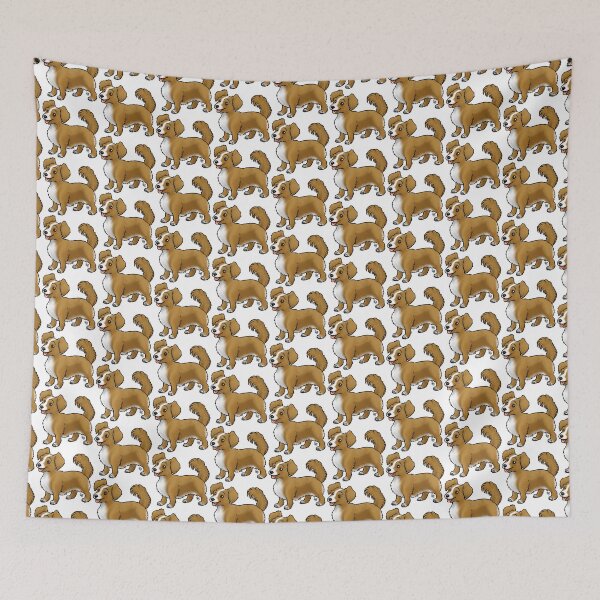 Item preview, Dog - Chiweenie - Red and White Long Hair designed and sold by Jennifer Stolzer.