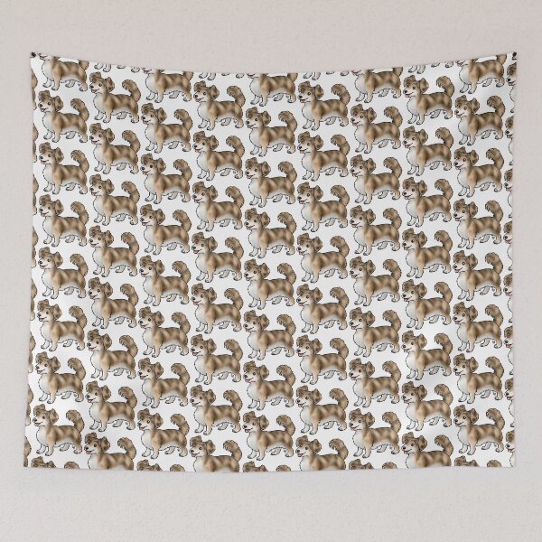 Item preview, Dog - Chiweenie - Brown Parti Long Hair designed and sold by Jennifer Stolzer.