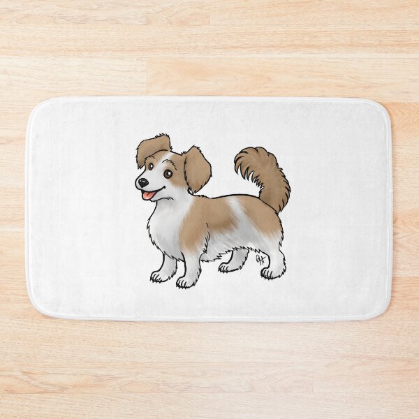 Item preview, Dog - Chiweenie -White and Brown Patched Long Hair designed and sold by Jennifer Stolzer.