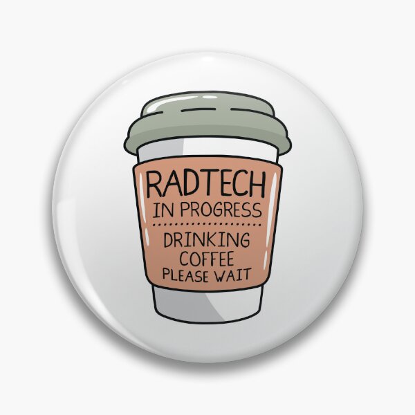 Item preview, RadTech in Progress Drinking Coffee designed and sold by spacedowl.