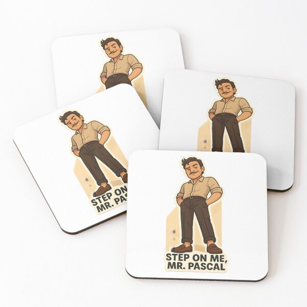 Item preview, Step on Me Mr. Pascal – Funny Pedro Pascal Fan Sticker designed and sold by MAVNALE.